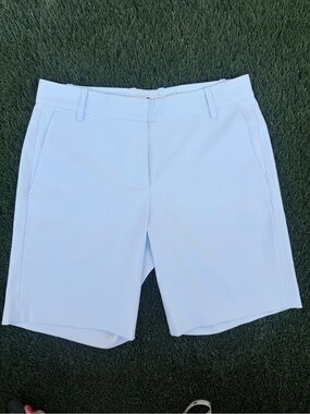 Tory Sport Pale Blue Sport Tech Golf Shorts 8”inseam